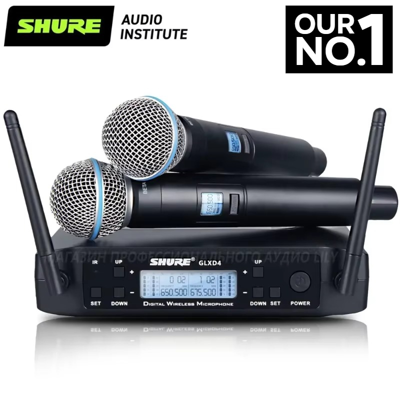 Shure Mic Mv7 - AAAAA Shure GLXD4 BETA 58A High