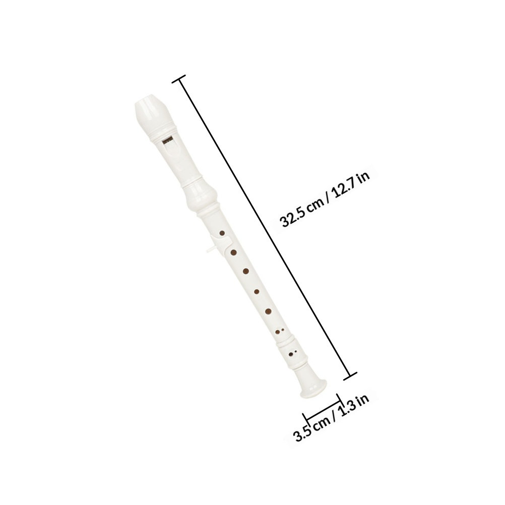 1Set 8-Hole Clarinet for Begin - Soprano Recorder Plastic 评论和价格