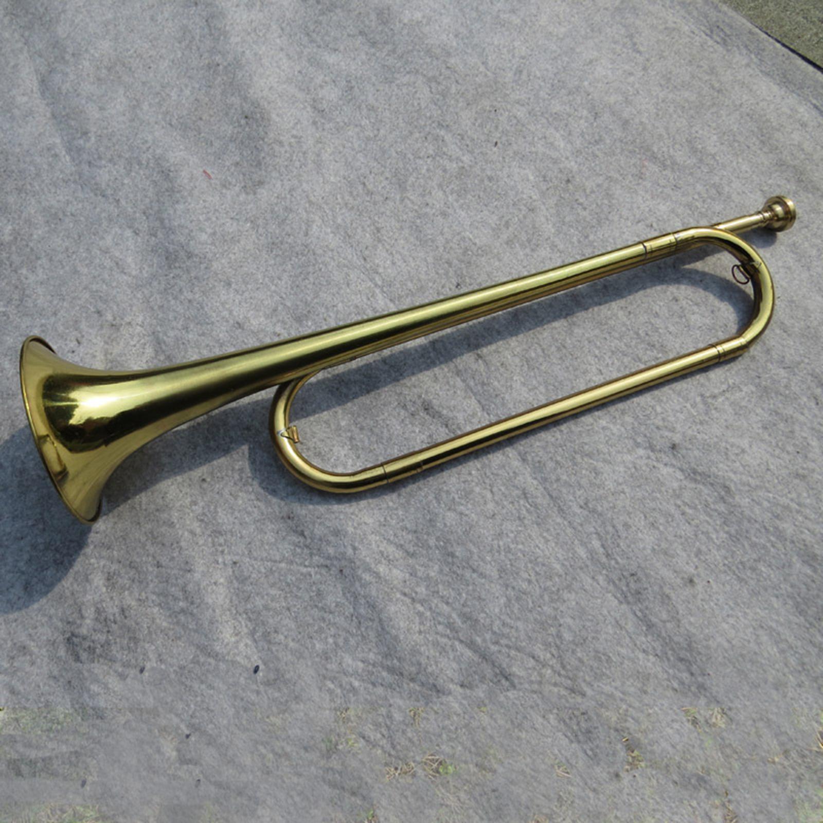 Brass Bugle Trumpet C Flat Mar - Musical Instrument Bugle 评论和价格