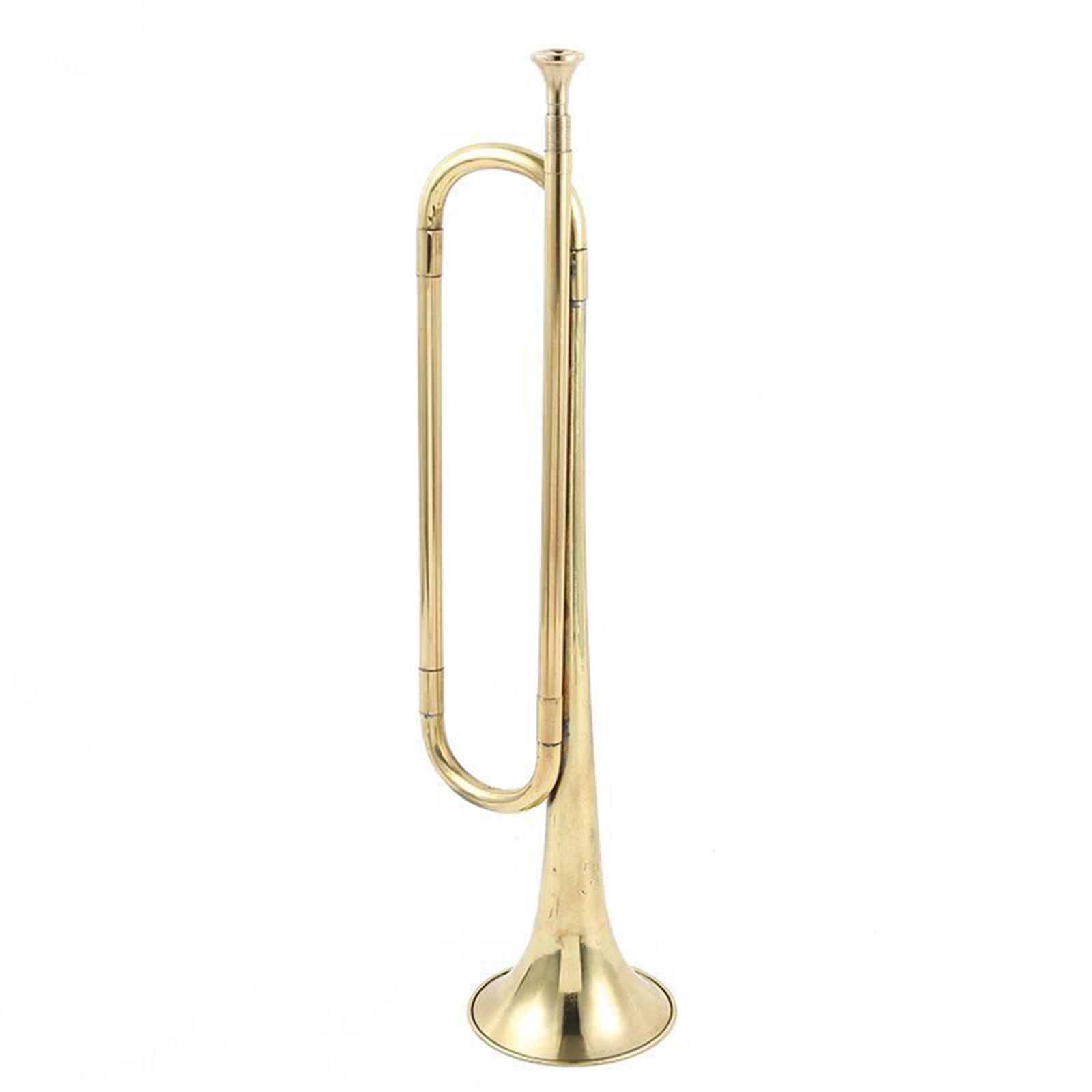 Brass Bugle Trumpet C Flat Mar - Musical Instrument Bugle 评论和价格