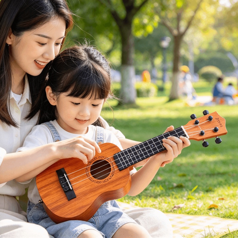 35cm Simulated Kids Ukulele Gu - Musical Instrument Harmonium 评论和价格