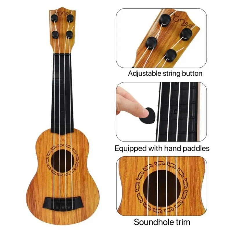 35cm Simulated Kids Ukulele Gu - Musical Instrument Harmonium 评论和价格