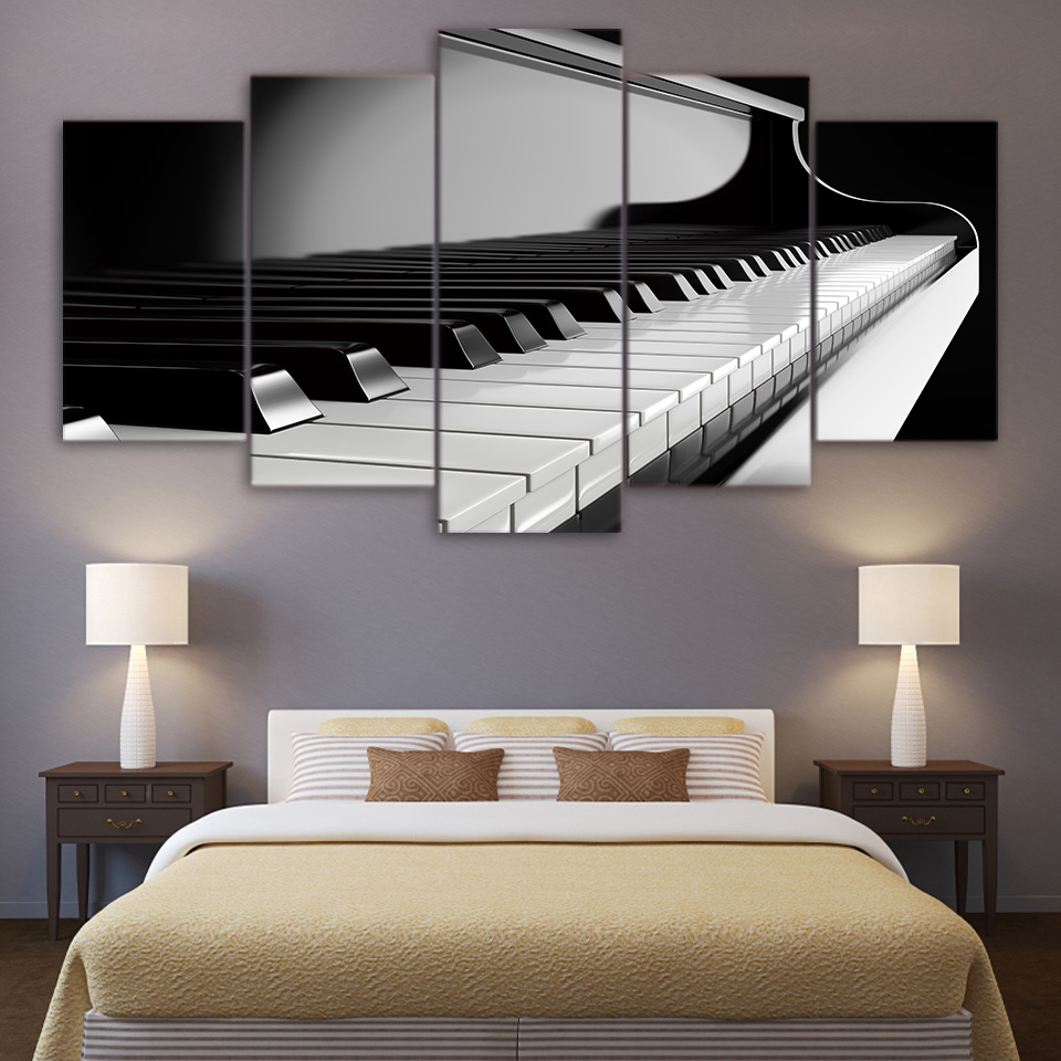 Canvas Wall Art Pictures Moder - Picture Of Musical Instrument 评论和价格