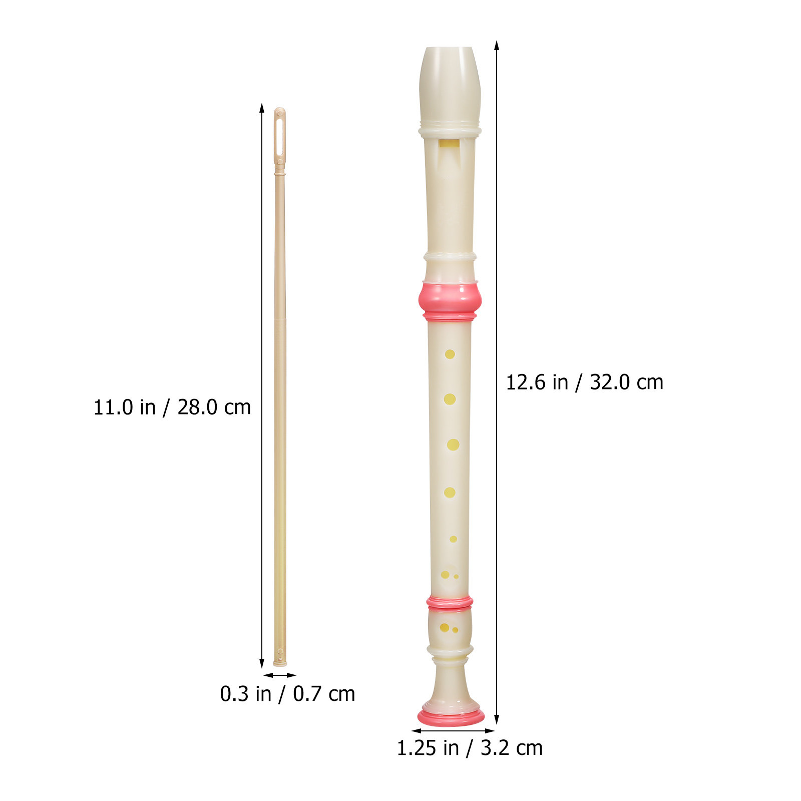 2Pcs High Pitch Soprano Record - Soprano Recorder Plastic 评论和价格