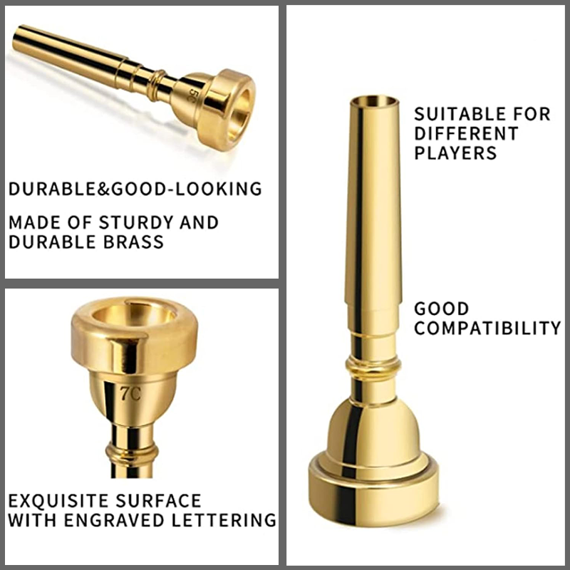 IRIN Trumpet Mouthpiece 3C/5C/ - Musical Instrument Bugle 评论和价格